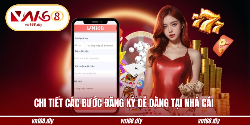 Các bước đăng ký nhanh gọn tại nhà cái