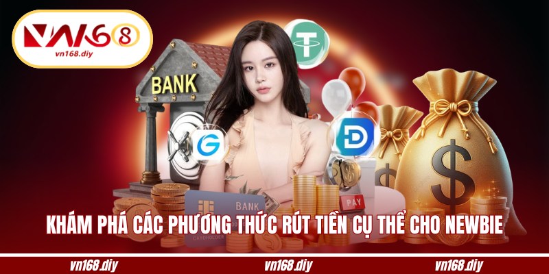 Khám phá các phương thức rút tiền cụ thể cho newbie