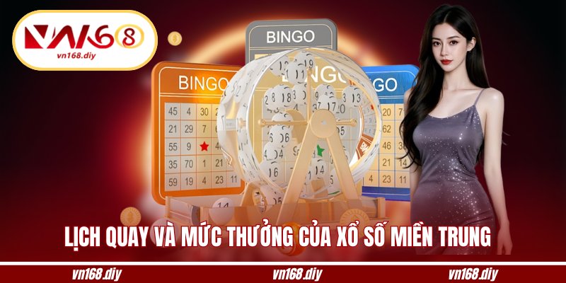 Tìm hiểu về lịch quay và mức thưởng của xổ số miền Trung